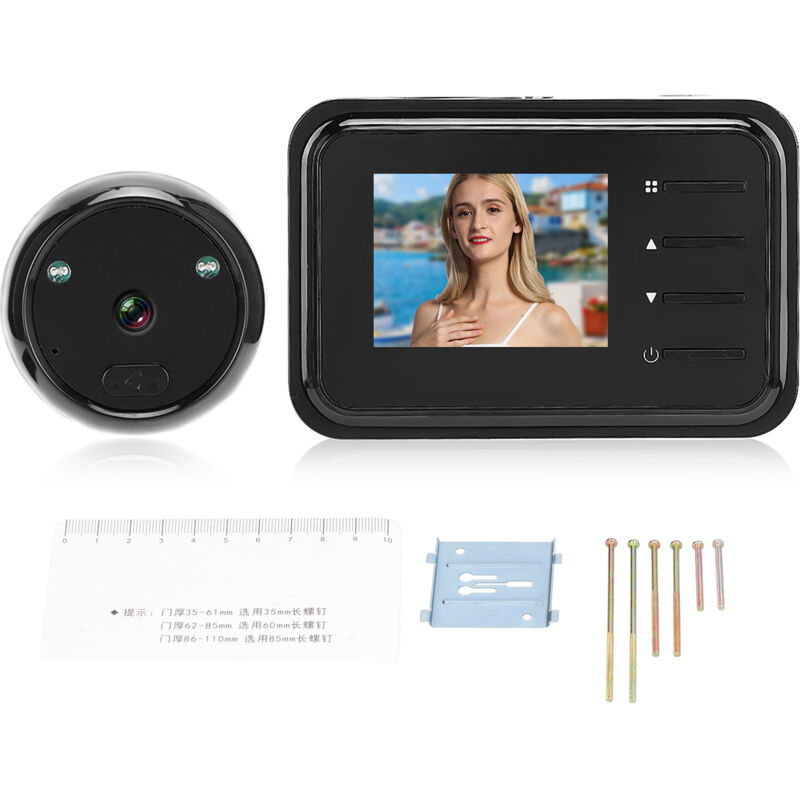 2.4in Videotorklingel -Nachtsicht lcd -Digitalkamera mit 90 ° Widangle -Objektiven für den Haushalt - Eosnow