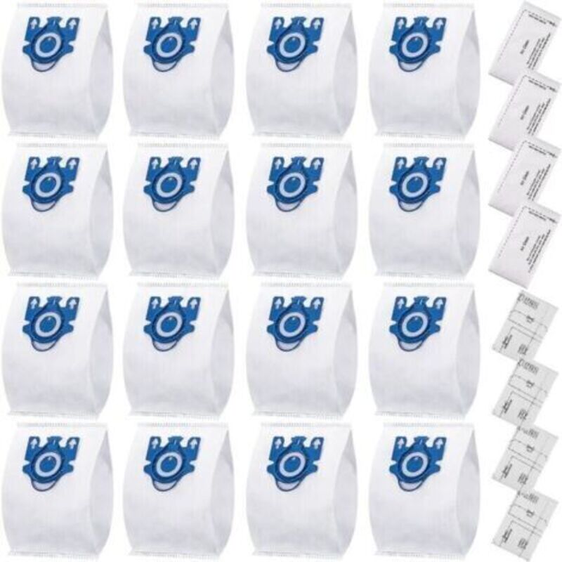24er-Pack Staubsaugerbeutel für Miele GN 3D Classic C1 Complete C2 C3, S227, S400i, S600, S800 Airclean 3D – Ersatzteil für Miele GN Staubsauger.