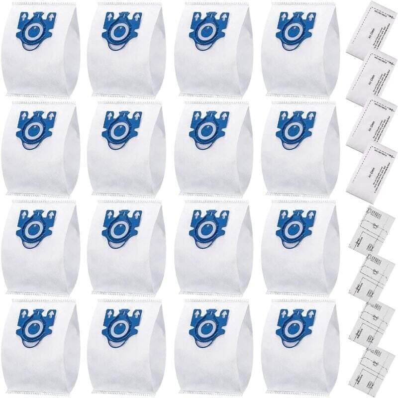 24er-Pack Staubsaugerbeutel für Miele GN 3D Classic C1 Complete C2 C3, S227, S400i, S600, S800 Airclean 3D – Ersatzteil für Miele GN Staubsauger.