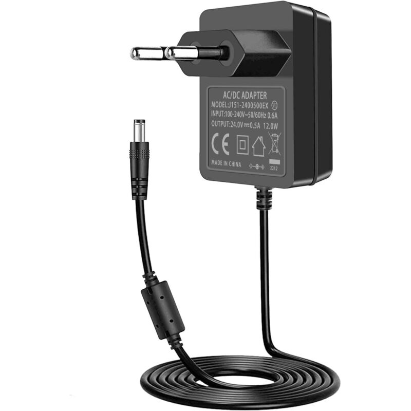 24V 0,5A DC EU Netzteil 110-240V Netzteil 12W Wandtransformator Ladegerät für Aromatherapie-Luftbefeuchter