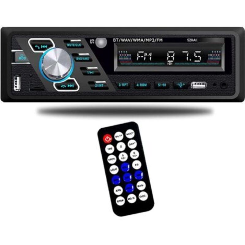 24V Autoradio mit MP3-Player, Stereoanlage, Bluetooth, Freisprechfunktion, FM-Radio, zwei USB-Anschlüssen, TF-Kartenleser, AUX-Eingang,