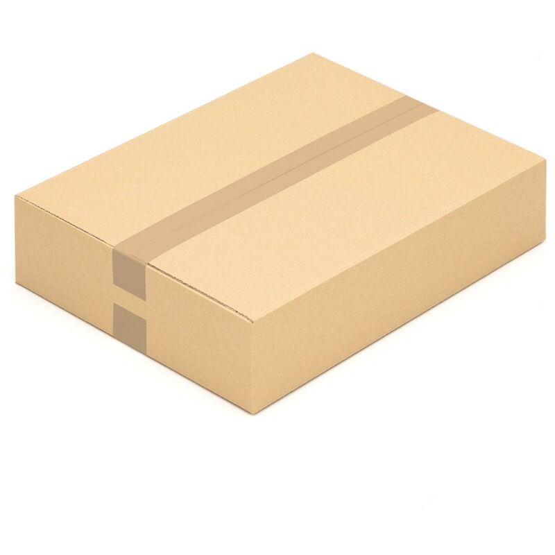Kk Verpackungen - 25 Faltkartons 450 x 350 x 100 mm Kartons 45 x 35 x 10 cm Versandkartons Wellpappe
