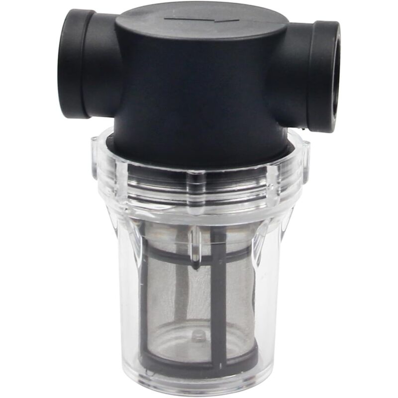 25-mm-Inline-Wasserfilter (1 Zoll) für Wasserpumpen, mit 100-Mesh-Edelstahlsieb, Inline-Filter für Gartenbewässerungspumpen