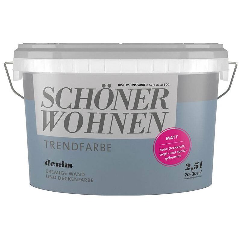 Sw Trend Wandfarbe matt 2,5L Denim 5565