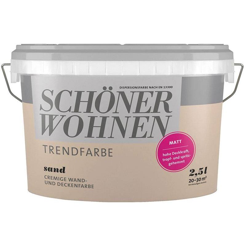 Sw Trend Wandfarbe matt 2,5L sand 8514
