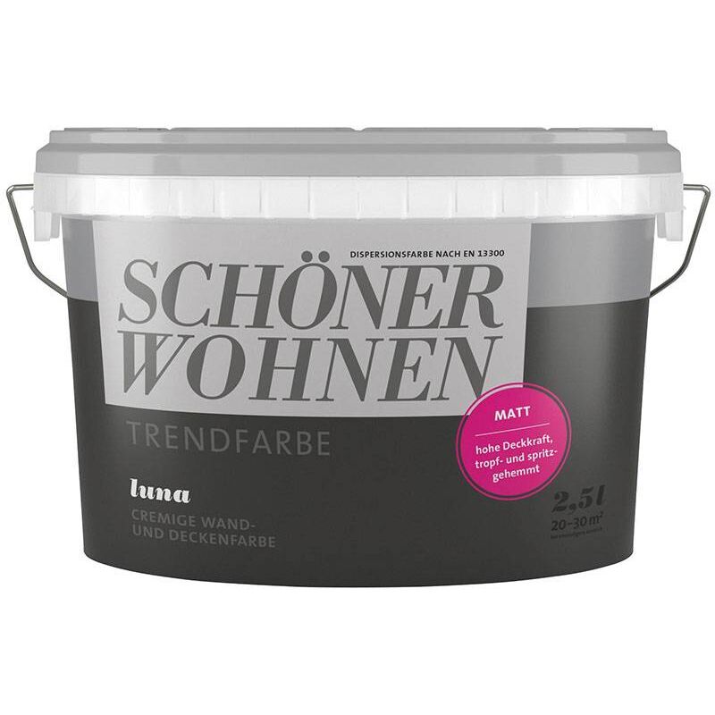Sw Trend Wandfarbe matt 2,5L Luna 7502