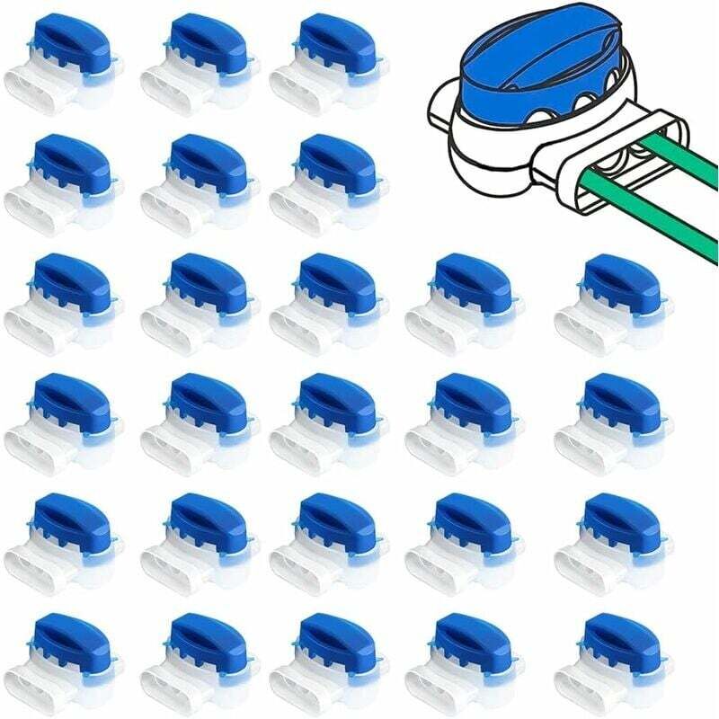 26 Stück Mähroboter-Kabelverbinder, Mähroboter-Zubehör, Kabelverbinder mit wasserdichtem Gel, Kabelverbinder für Gartenroboter im Freien