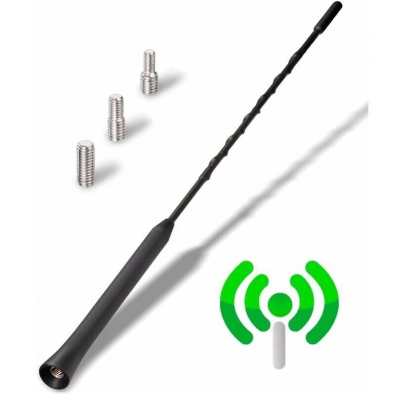 28 cm leistungsstarke Autoantenne – universelle Autoradio-Antenne für alle Automodelle – Autoradio-Antenne mit hochwertigem DAB-FM-Empfang –