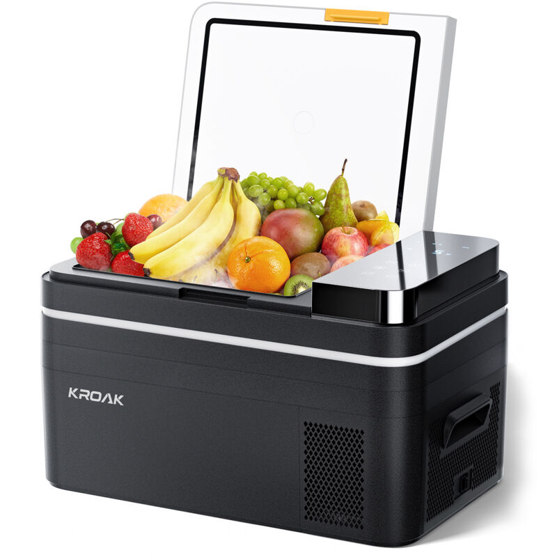 28 L Tragbare Gefrierbox Minikühlschrank Elektrische Kühlbox, 12 / 24 V 100-240 V Auto Kühlbox Kompressor Kühlbox, Auto, Lkw, Boot, Reisemobil,