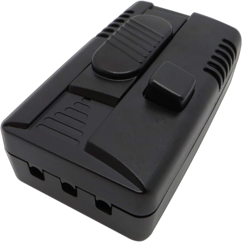 2er-LED-Fußdimmer (108x64x40mm), mit 2 Ausgängen: Dimmer und Schalter, stufenlos dimmbar, für verstellbare LED-Lampen, Zwischenkabel, leise led