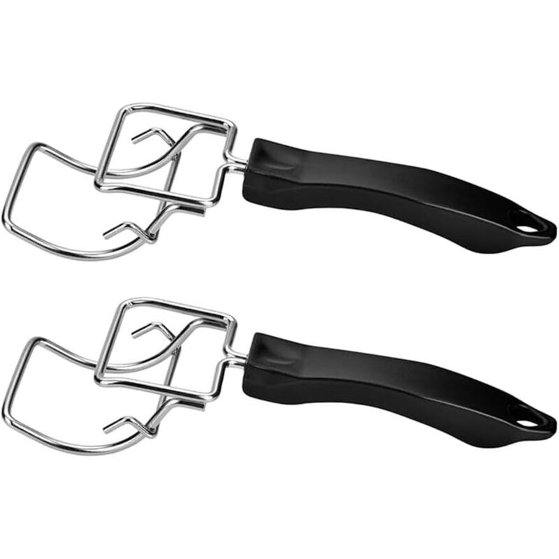 2er-Pack Air Fryer Konvektion Toaster Ofen Tablett Abzieher, Rack Abzieher, Ofen Rack Abzieher Werkzeug, Rack Clip, Ofen Clip