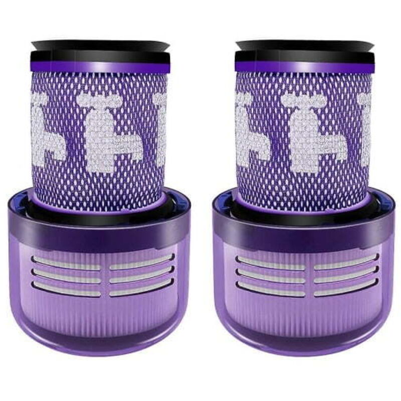 2er-Pack Ersatzfilter für Dyson V12 Detect Slim 971517-01 Akkustaubsauger, waschbar