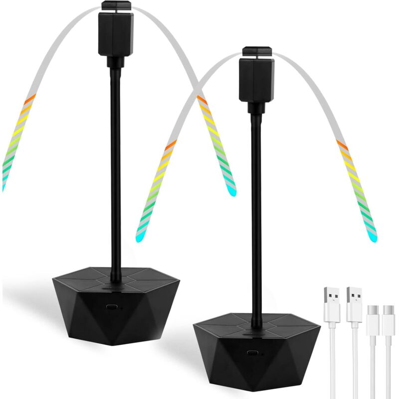 2er-Pack Fliegenabwehr mit USB-Aufladung – Mückenabwehr-Ventilator ohne Verwendung von Chemikalien. Fliegenabwehr-Ventilator zum Fliegen. Genießen