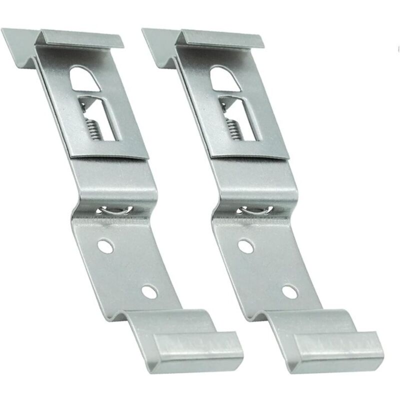 2er-Pack Kennzeichenhalter 120x25 mm Universal KFZ-Kennzeichenhalter aus Edelstahl Auto-, Anhänger- und LKW-Kennzeichen