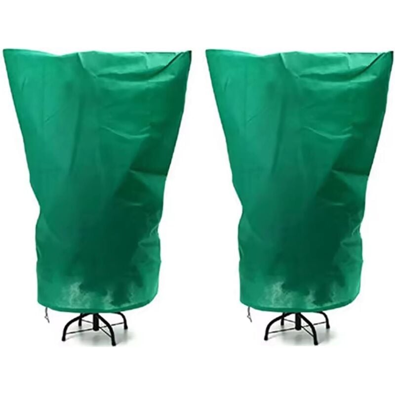 2er-Pack Pflanzenabdeckungen für den Garten, Anti-Schnecken-Abdeckungen, Frostschutzbeutel für Pflanzen im Winter, für Pflanzen, Bäume, Sträucher, 60