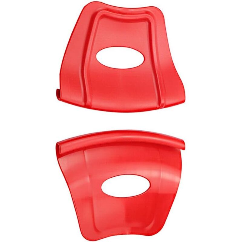 2er-Pack rote Felgenschützer für Motorradreifen, 14 x 10,79 cm