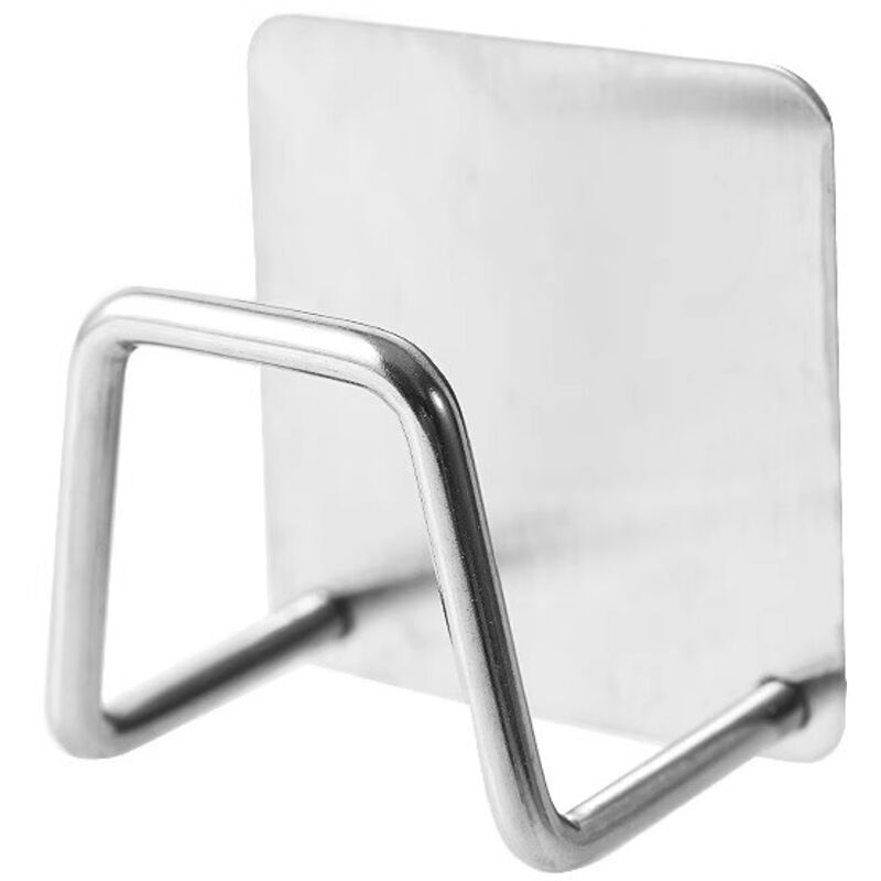 2er-Pack selbstklebender Schwammhalter, Edelstahl-Spülbecken-Seifenschwammhalter, rostfrei, Premium-Küchenzubehör/Gold