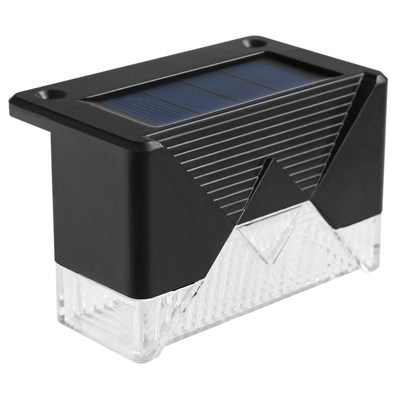 2er-Pack solarbetriebene, wandmontierbare Leuchten, wasserdichte LED-Leuchten, dekorative Solar-Scheibenleuchten für den Außenbereich,