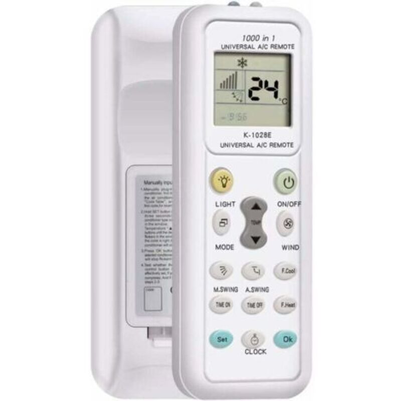 2er-Pack Universal-Fernbedienungen für Klimaanlagen, Universalfernbedienung für Klimaanlagen, kompatibel mit allen Klimaanlagenmarken, kompatibel mit