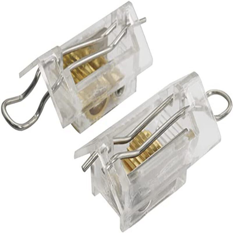 2er-Set Doppelstift-Jalousieschloss, 2,5-Zoll-Jalousieschnurschloss, Schlosssatz für geeignete Jalousien