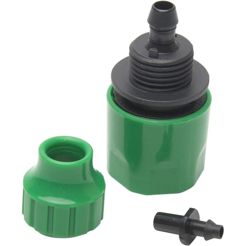 Coocheer - 2er Set Schnellverbinder für 4/7 mm und 8/11 mm Gartenschlauch, Gartenschlauch und Düse