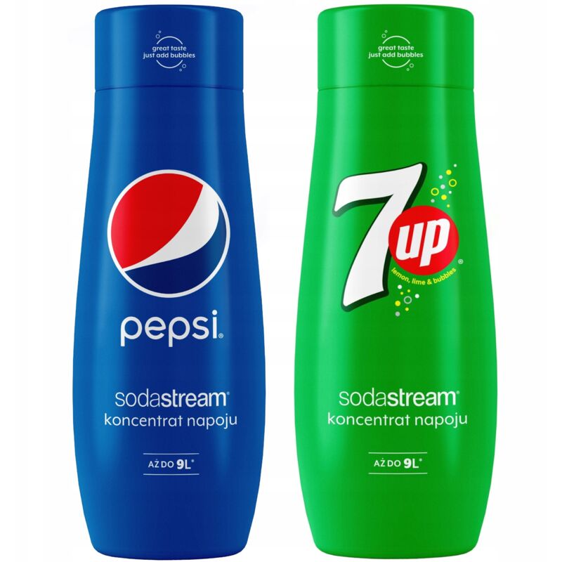 2er-Set SodaStream Pepsi+7UP-Konzentrate