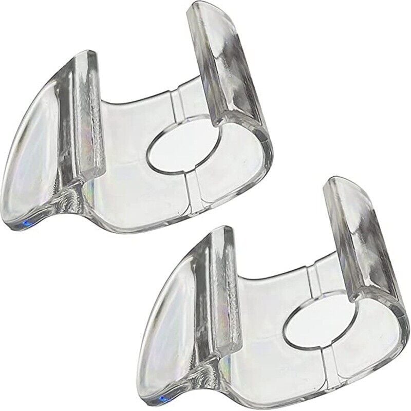 2er Set transparente Bogengriffe, Jalousien, Vorhänge, Schubladen, Zubehör