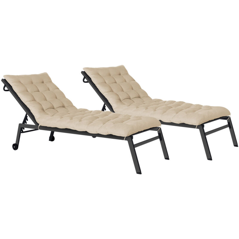 2er-Set Universal-Kissen für Babywippe ADAM 180 cm beige