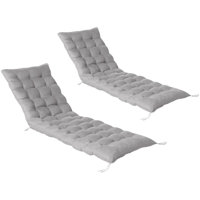 2er-Set Universal-Kissen für Babywippe ADAM 180 cm grau