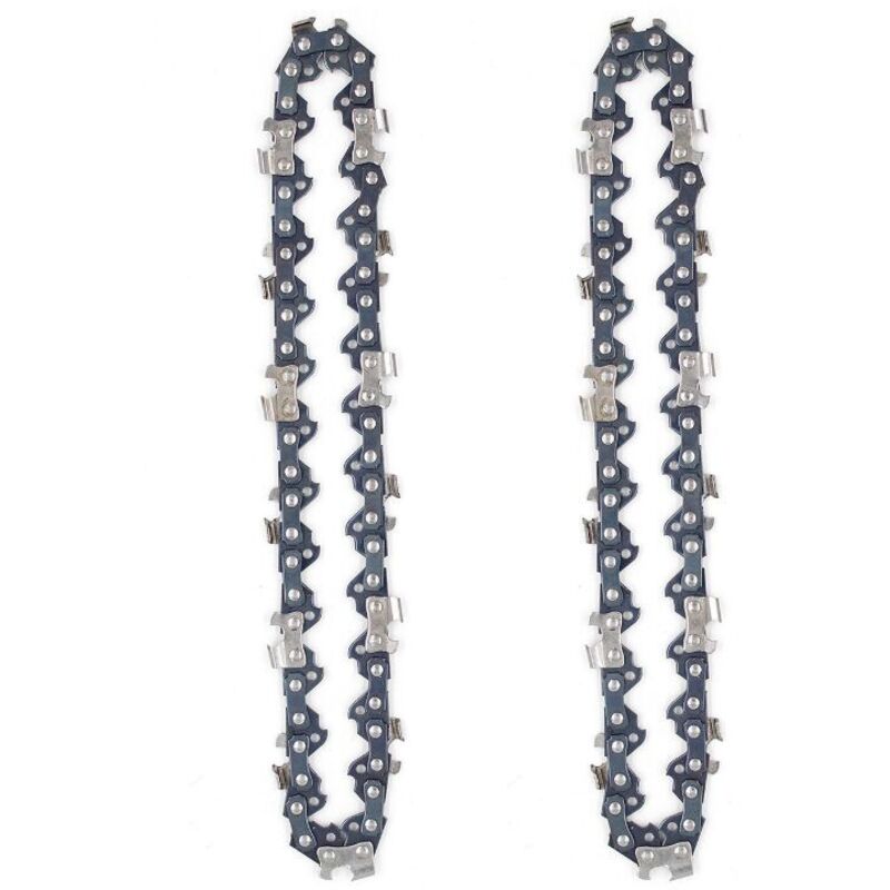 2 STÜCKE 4 Zoll Mini Akku-Elektro-Kettensäge Kettensäge zum Holzschneiden von Ästen, Beschneiden von Garten-Gartenarbeiten