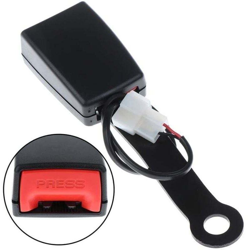 2Pcs Auto Vordersitz Gürtel Schnalle Camlock Buchse Stecker Warnung Schnalle Sitz Gürtel Einsatz Verlängerung Snap Schnalle Universal Verlängerung