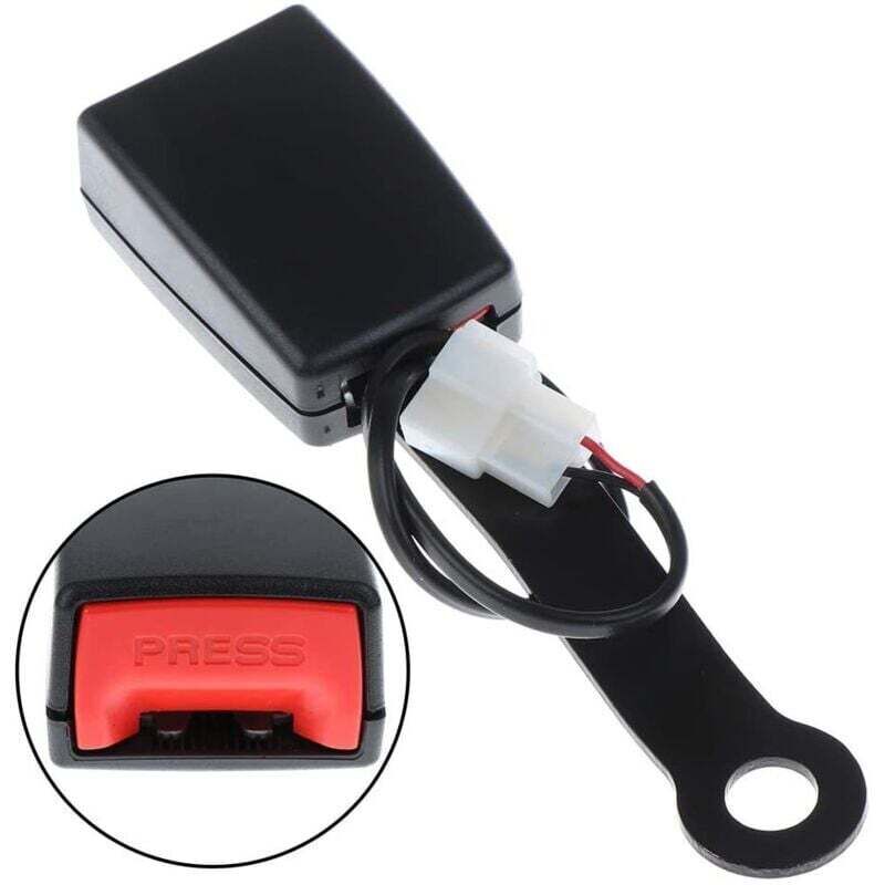 2Pcs Auto Vordersitz Gürtel Schnalle Camlock Buchse Stecker Warnung Schnalle Sitz Gürtel Einsatz Verlängerung Snap Schnalle Universal Verlängerung