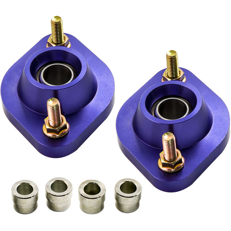 2PCS Domlager für bmw E36 M3 318 320 Uniball Federbeinlager Camber Plates HintenFederbeinlager Domlager Hinten für bmw E36 M3 318 320 Uniball