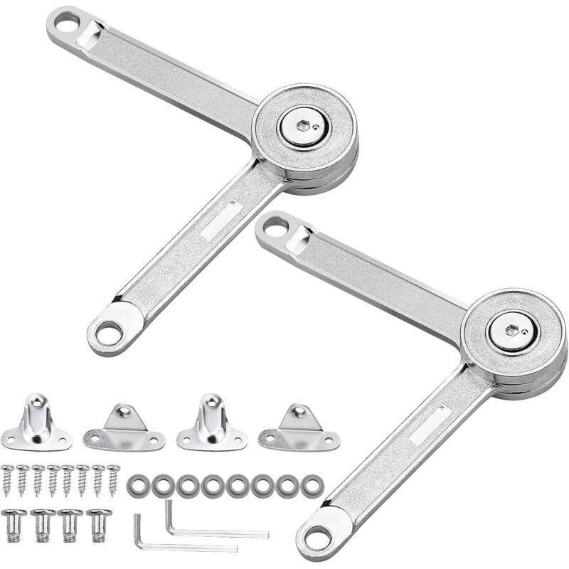 STÜCKE Möbel Schranktür Heben Unterstützung Scharnier Schrank Tür Scharnier Möbel Schrank Deckel Klappe Bleiben Puffer Einstellbare Dämpfer