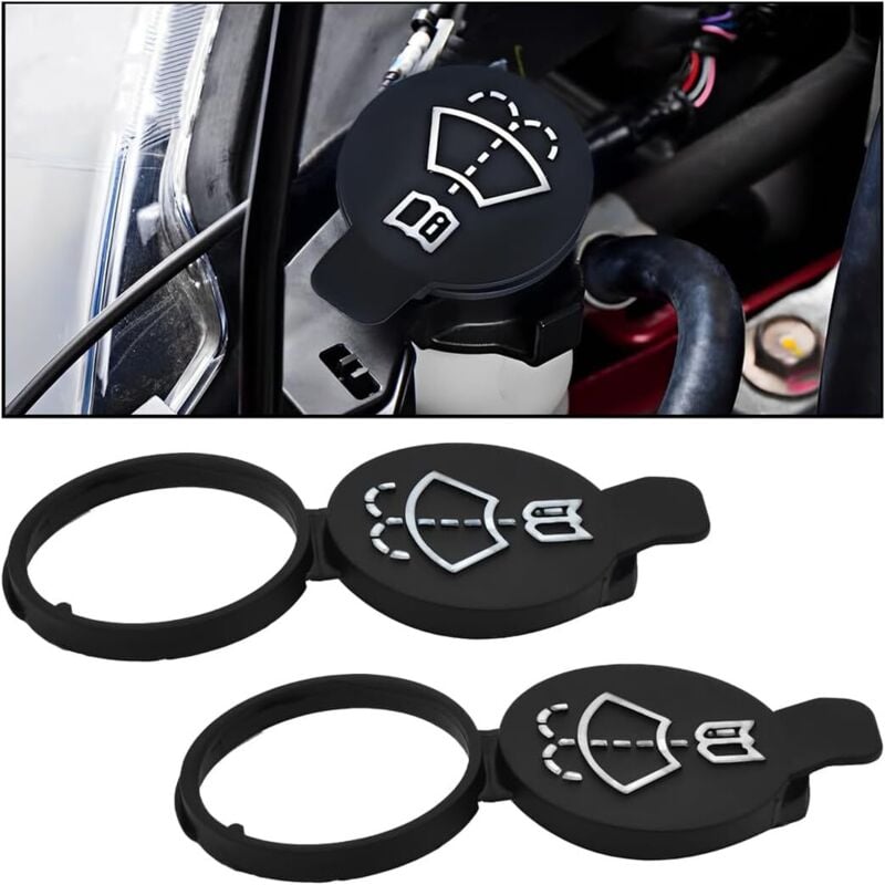 Sjqka - 2Pcs Universal Auto Scheibenwaschflüssigkeit Reservoir Caps Scheibenwaschflüssigkeit Tank Caps Auto Ersatz Teile