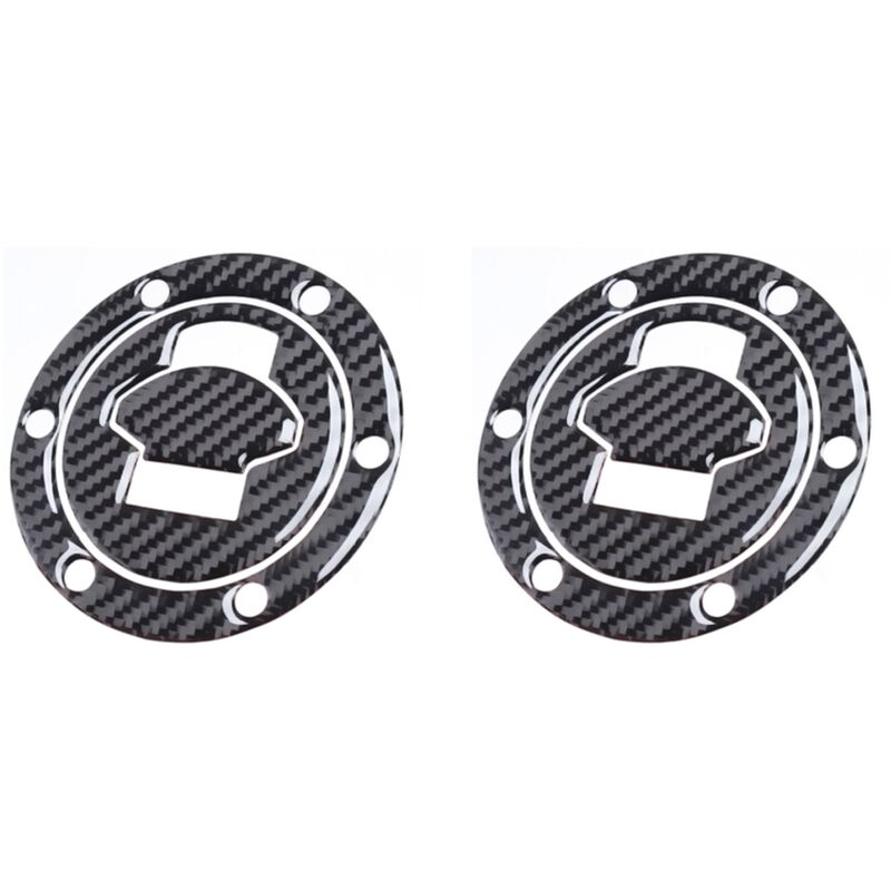 2X 3D Kohle Faser Tank Tank Deckel Füll Deckel Aufkleber Aufkleber für R1200RT K1200S F650 R1150 r/ / gt/ all