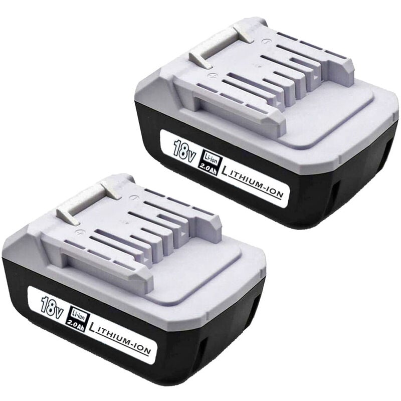 Powerwings - 2X BL1813G Akku für Makita 18V 2,0Ah BL1820G BL1813G BL1811G 195608-4 Ersatzakku Kompatibel mit Makita Bohrmaschine HP457D TD127D
