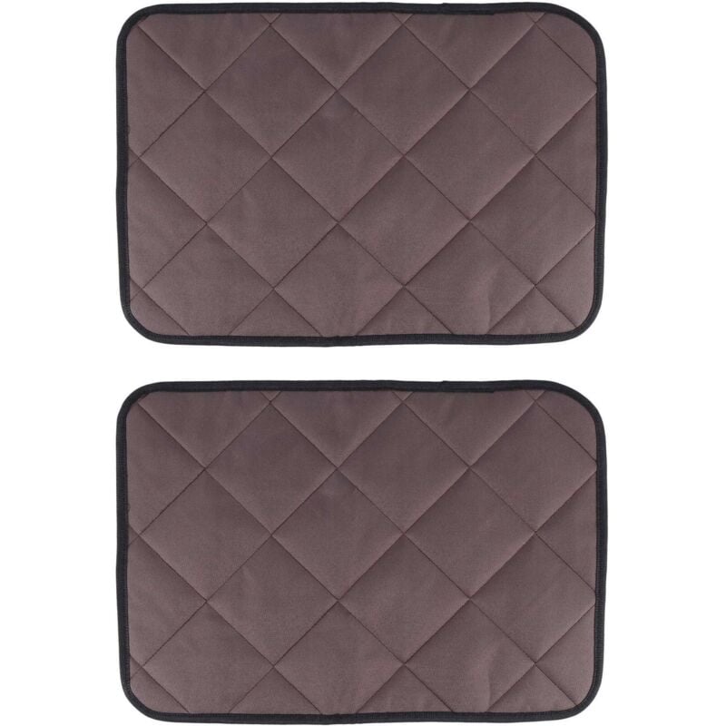 2X Hunde Bett Matte Wasserdicht, Hunde Kisten Matte KaubestäNdig, Rutschfest, Hunde Matratze für Außen und Reisen S.