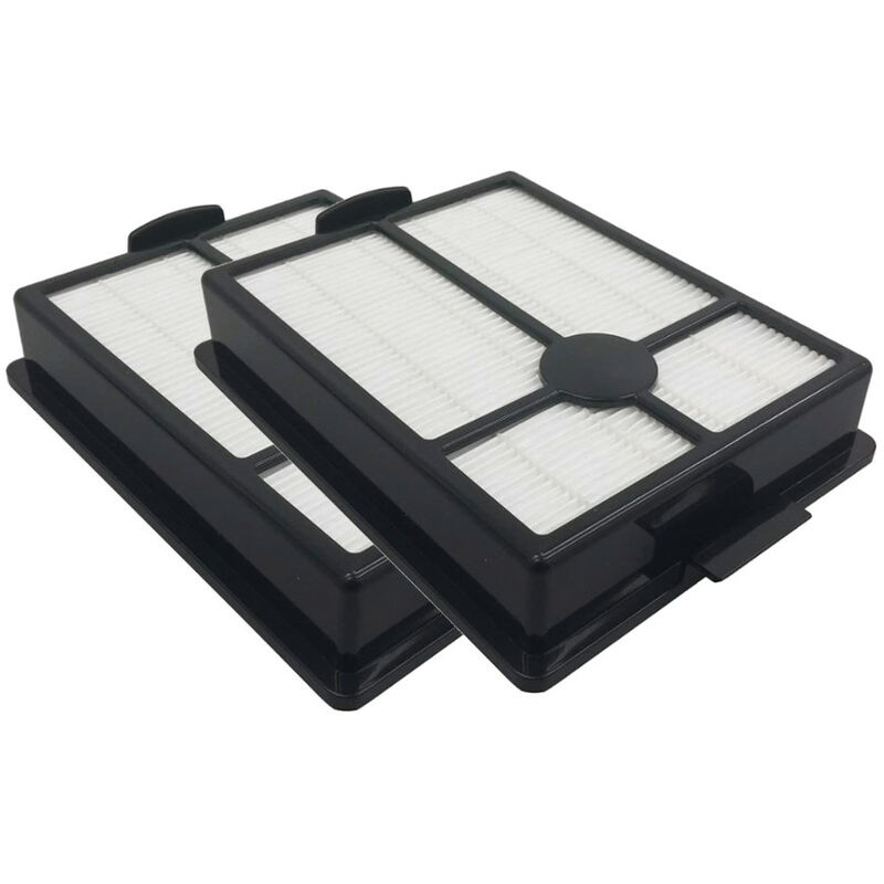 2x Trade-shop hepa Anti-Allergen-Filter für Rainbow Rexair Staubsauger der Serie e / E2 - ersetzt Rainbow R7292, R12107B / Ersatz-, Pollen-,