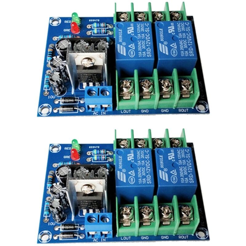 2X Zweikanalige Lautsprecher Schutz Platine Hochleistungs Audio Verstärker Lautsprecher Schutz