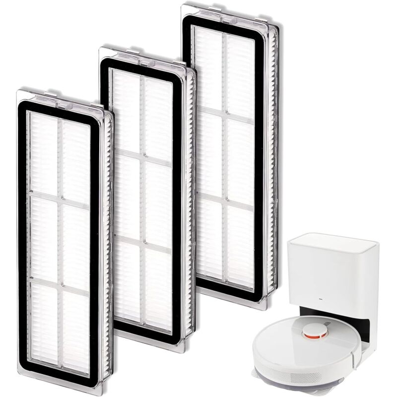 3 Pcs Filtre Hepa Compatibdie Avec Dreameindech L10s Ultra, L10s Pro, L10 Ultra, S10, S10 Pro, S10 Plus,Z10 Pro, B101cn, 1c, W10, X10+, L10 + Plus,