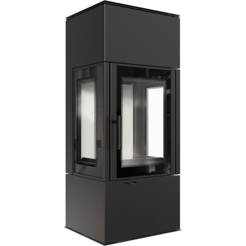 Kaminofen aus Stahl KRATKI THOR VIEW Ø 150 8 kW