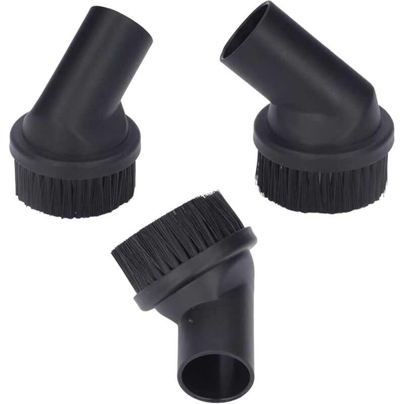 3 Stück 35mm Staubpinsel, Premium Staubbürste, Staubsauger Düse Möbelbürste für Staubsauger