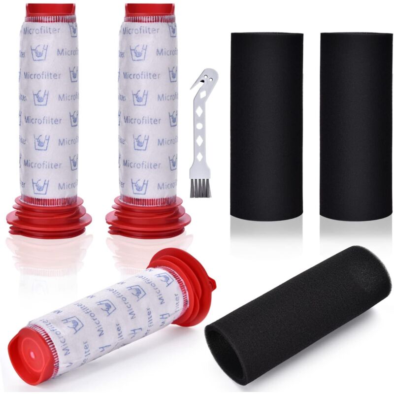 3 Stück Waschbare Ersatzteile Filter für Bosch Handstaubsauger Beutellos Zubehör Schaumstofilter für Bosch Athlet Lithium Power 25.2 v BCH6L2560