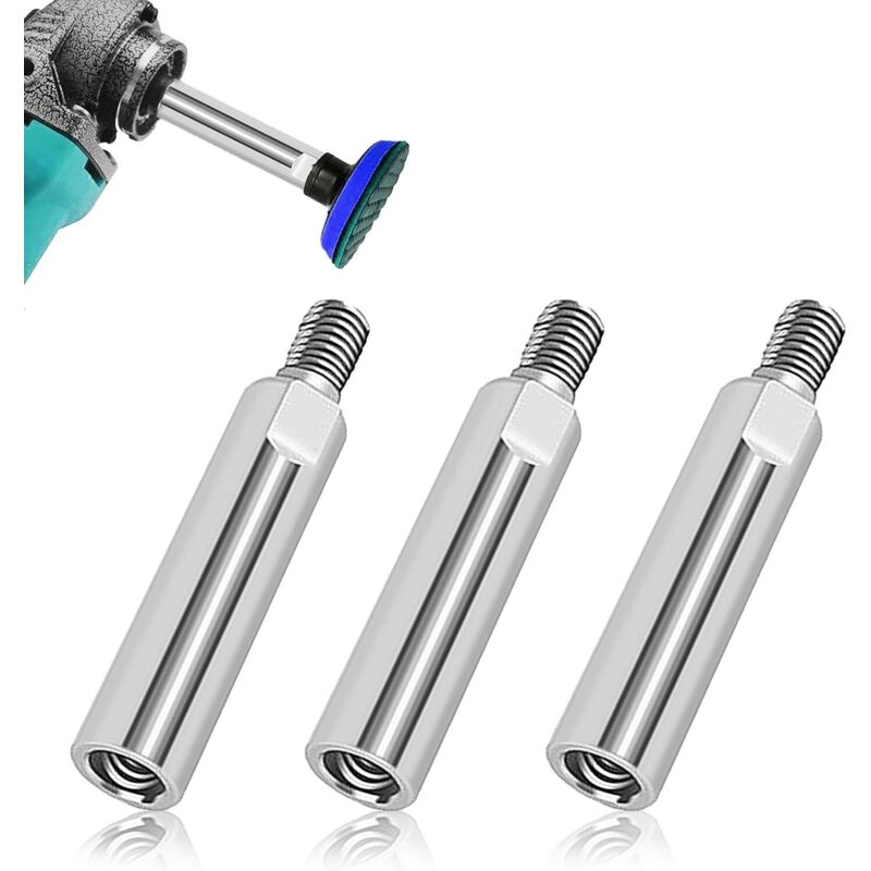 3 stücke M10 Winkel Grinder Verlängerung Stange 80mm Pleuel Polierer Schaft Verlängerung