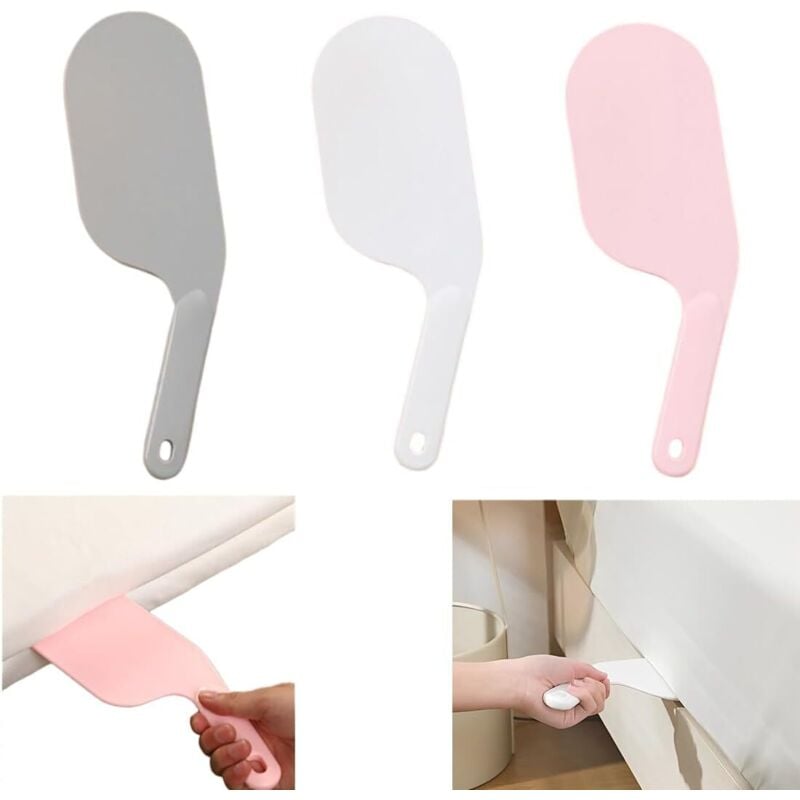 3-teiliger Matratzenheber aus Kunststoff, praktisches Werkzeug zum Falten von Bettlaken, Werkzeug zum Anheben von Matratzen, Bettecke, Bettlaken,