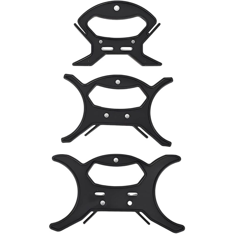 3-teiliges Kabelaufwickler-Set aus Kunststoff, multifunktional, Kabelorganisatoren für Lichterketten, Verlängerungskabel, Kränze, Perlen usw. (Groß +