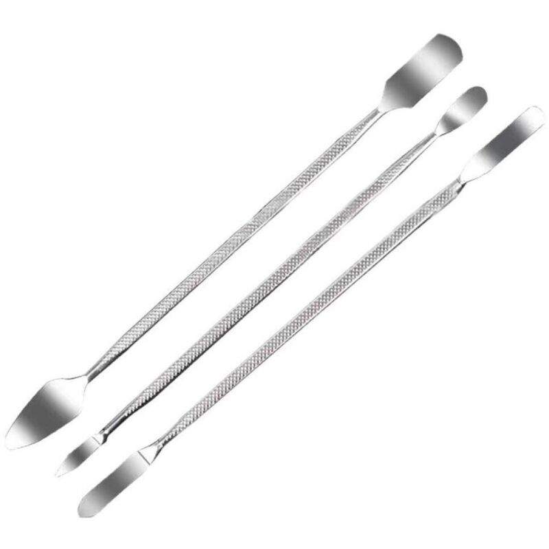 3-teiliges Metall-Spudger-Set, doppelseitiges Metall-Spudger-Öffnungs- und Demontagewerkzeug-Set, Reparaturwerkzeuge für Handy, iPad, Tablets,