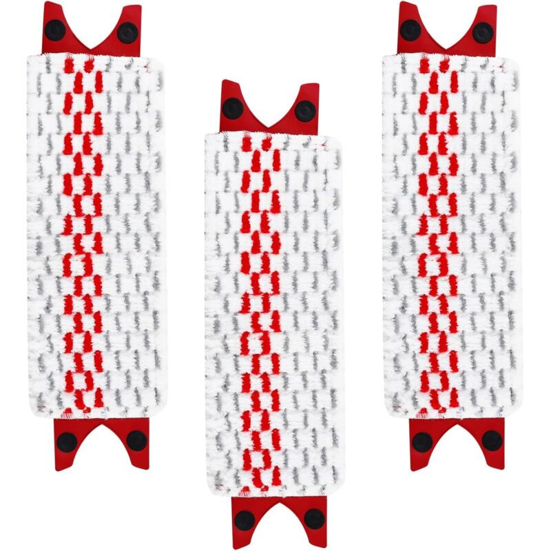 3-teiliges Nachfüll-Wischmopp-Set für Vileda UltraMax, für Vileda Mikrofaser-Wischmopp-Set, kompatibel mit Vileda Ultramax, ideal zum Entfernen von