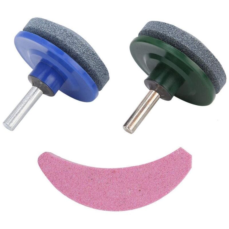 3-teiliges/Set Rasenmäher-Klingenschärfer, Universal-Rasenmäher-Schleifklingen-Schärfset, Schärfsteinwerkzeug, Gartenzubehör